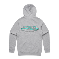 DRAWN ZIP FRONT HOOD